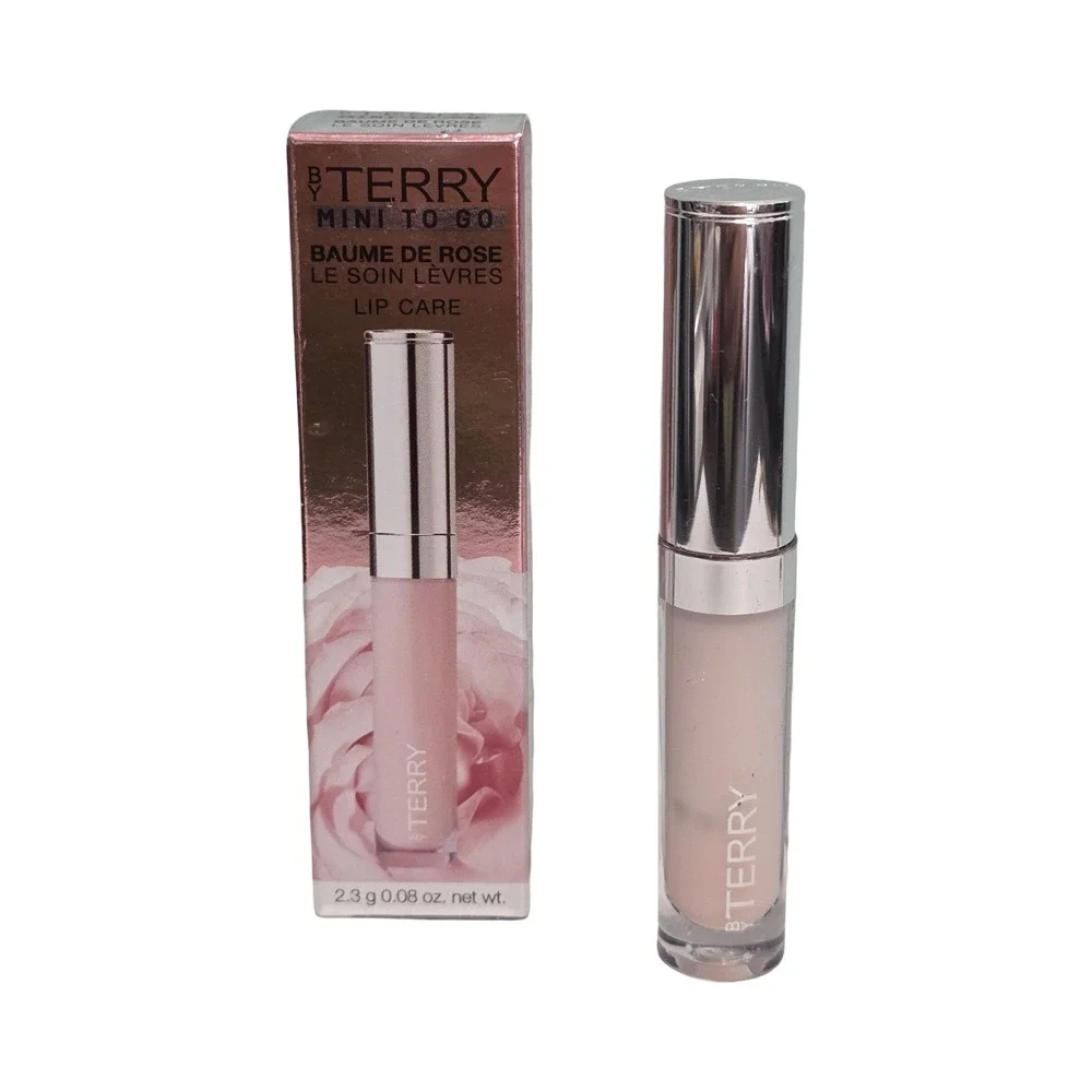 By Terry Baume de Rose Lip Care Mini To Go 2.3g 0.08oz Liquid Lip Balm NIB